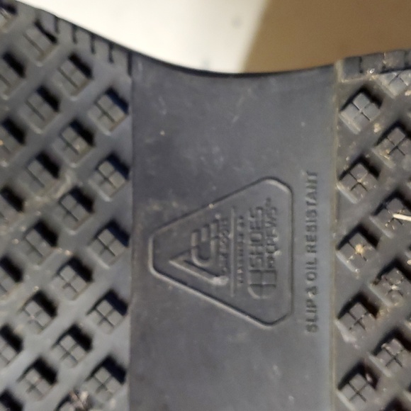 Brown Leather Steel Toed Shoes For Crews Slip Resistant Boots W9/M7.5 - Picture 4 of 4